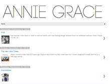 Tablet Screenshot of anniegj.com